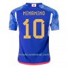 Camiseta de fútbol Japón MINAMINO 10 Primera Equipación Mundial 2022 - Hombre